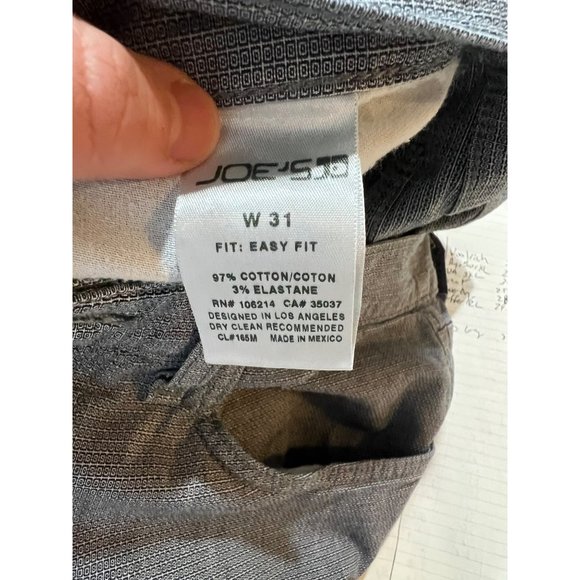 Joes Jeans Mens Gray Pants - Size‎ 31x31 - Picture 4 of 5